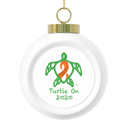 2020 Limited Edition - Christmas Ornament – Orange Ribbon - Holiday Ball