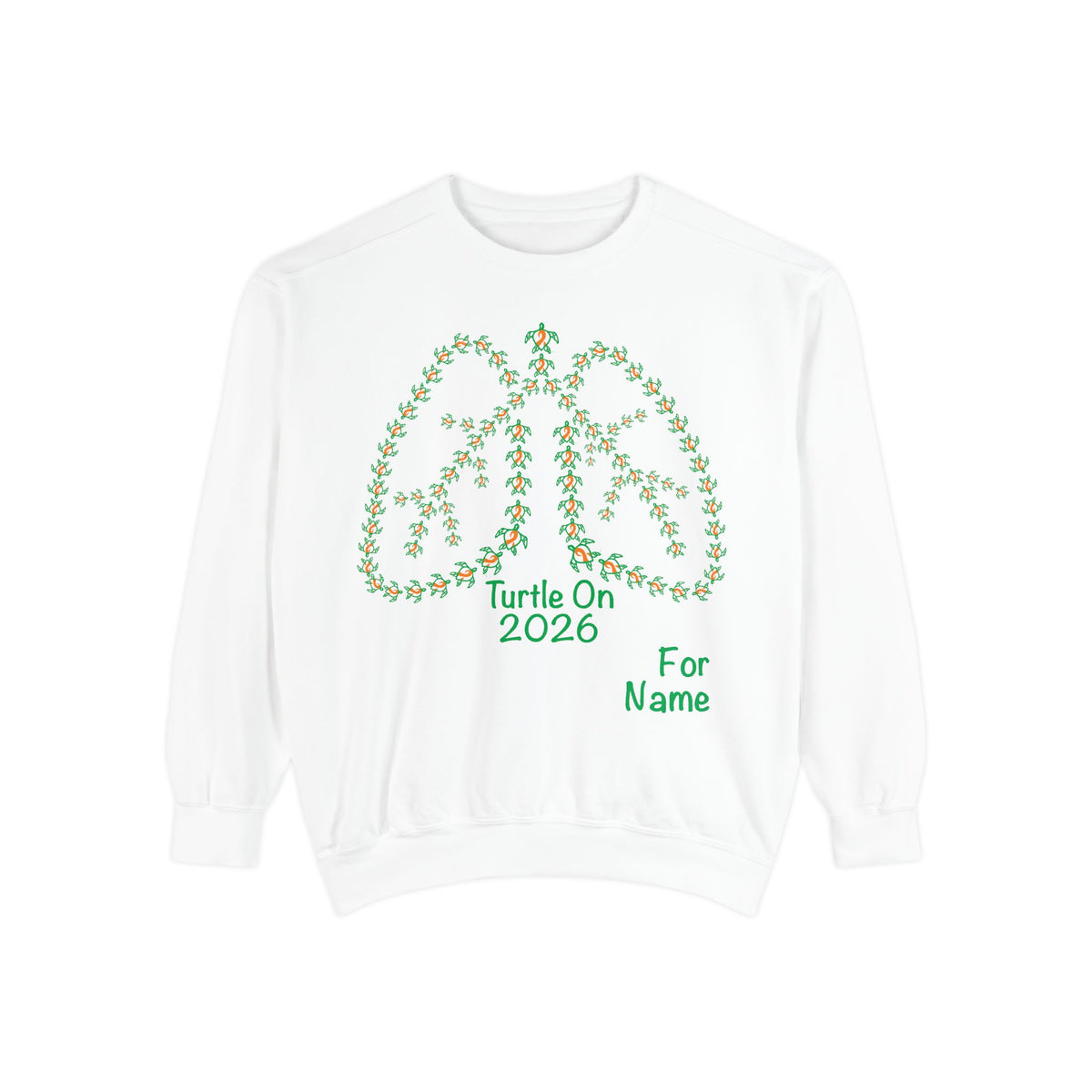 Personalized Unisex Sweatshirt - 2026 Limited Edition - Orange - Crewneck