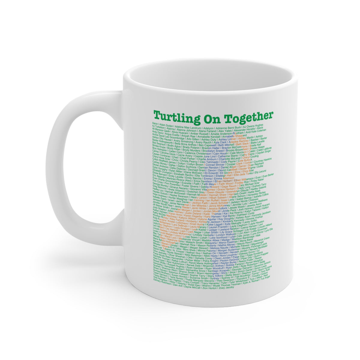 Personalized Mug - 2026 Limited Edition - Blue Orange -11oz Coffee Cup