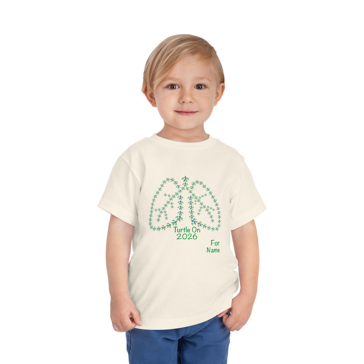 Personalized Toddler Tee - 2026 Limited Edition - Blue Ribbon