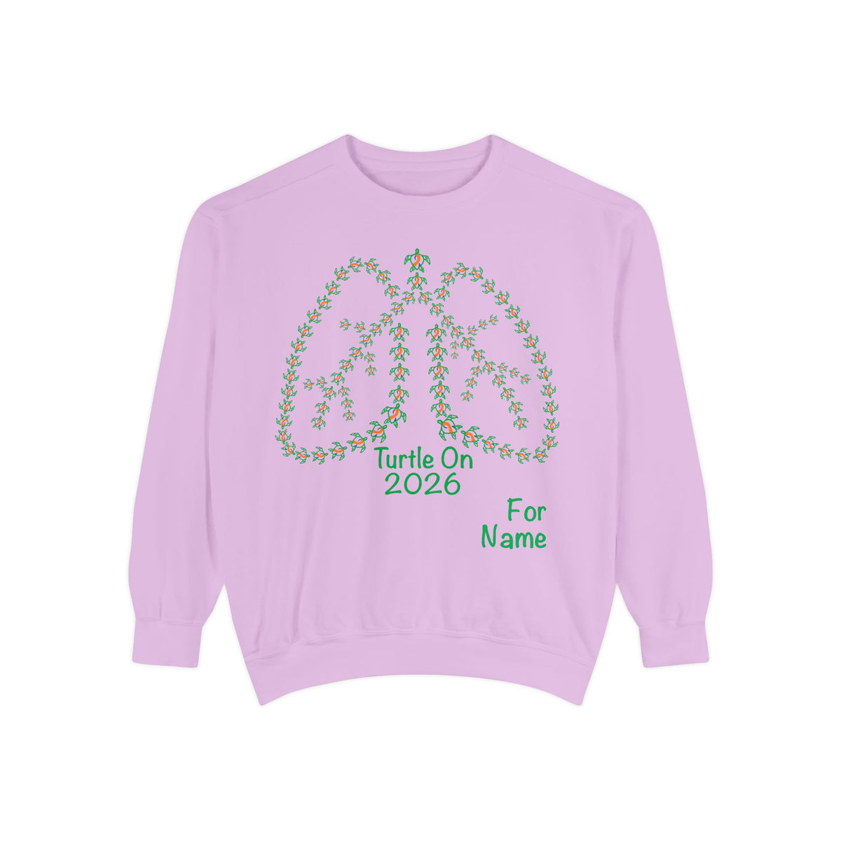 Personalized Unisex Sweatshirt - 2026 Limited Edition - Blue Orange - Crewneck