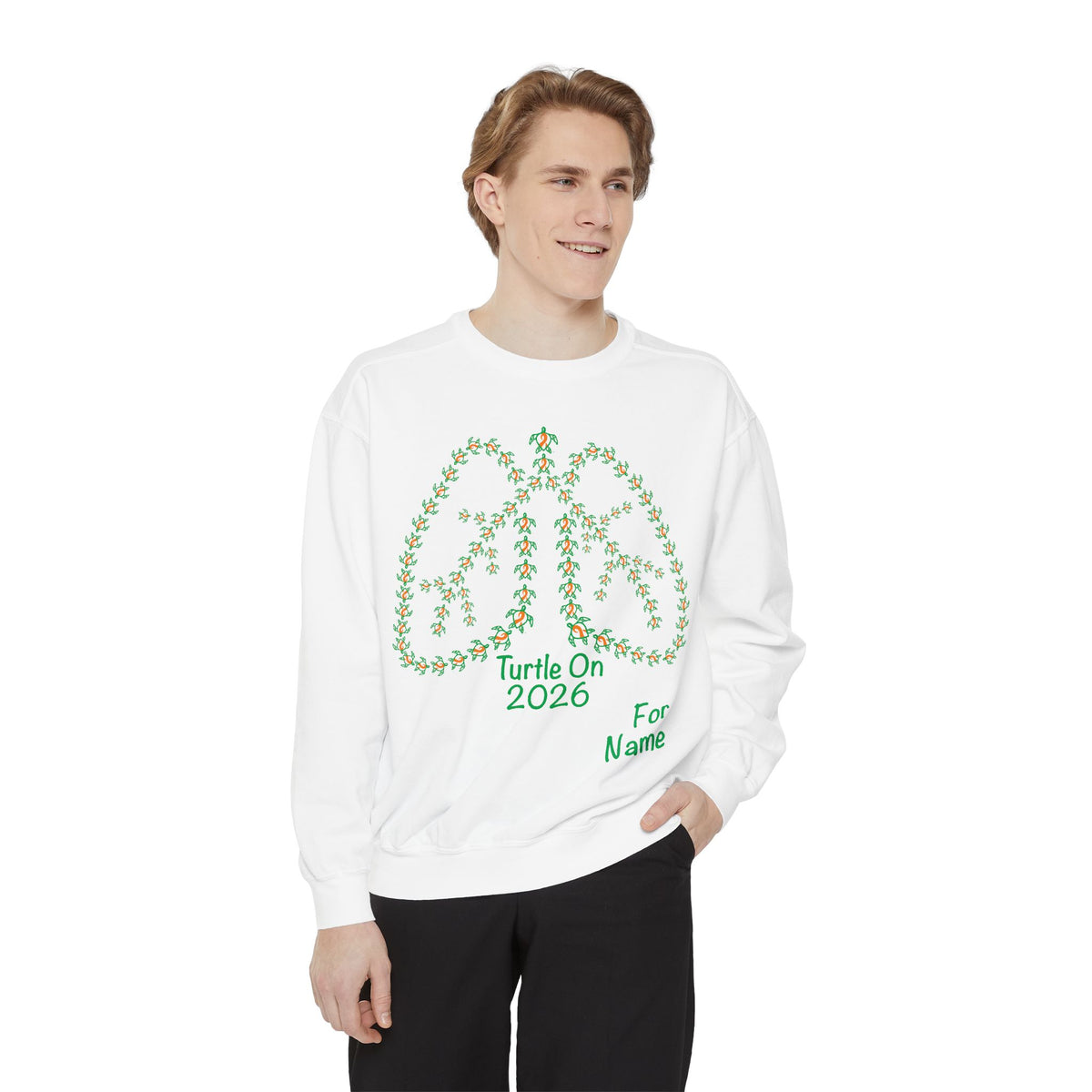 Personalized Unisex Sweatshirt - 2026 Limited Edition - Orange - Crewneck