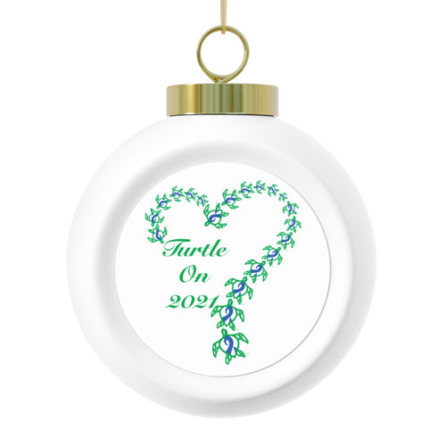 2021 Limited Edition - Christmas Ornament – Blue Ribbon - Poinsettia & Candle Holiday Ball