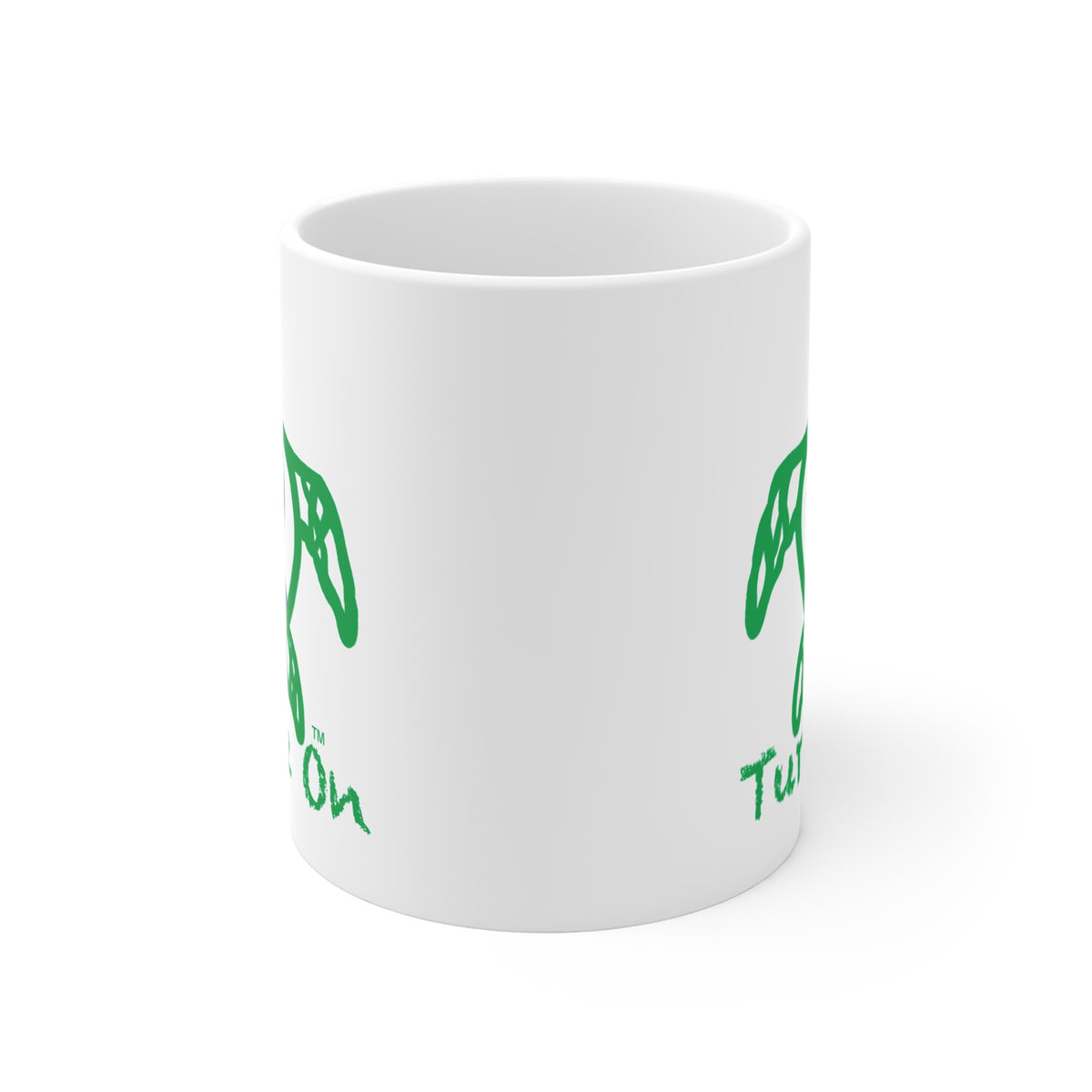 Mug -Turtle On - 1 Orange and 1 Blue Ribbon - 11oz