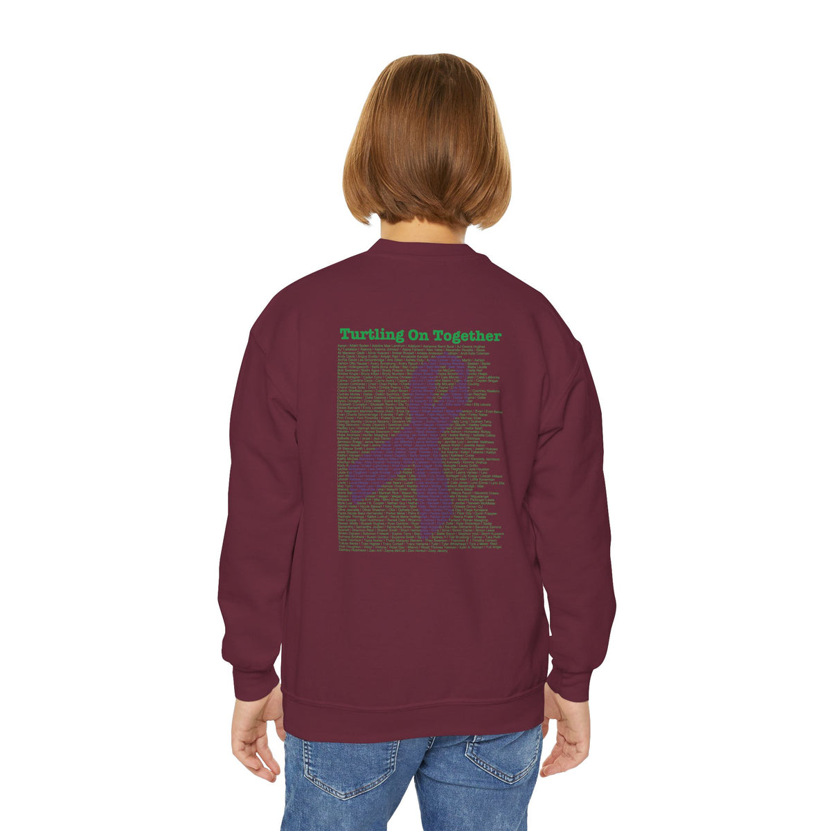 Personalized Youth Sweatshirt - 2026 Limited Edition - Blue - Crewneck