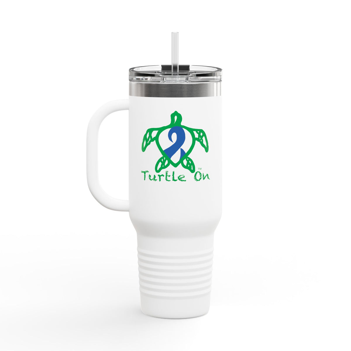 Travel Mug - Turtle On - Blue Ribbon - 40oz Insulated