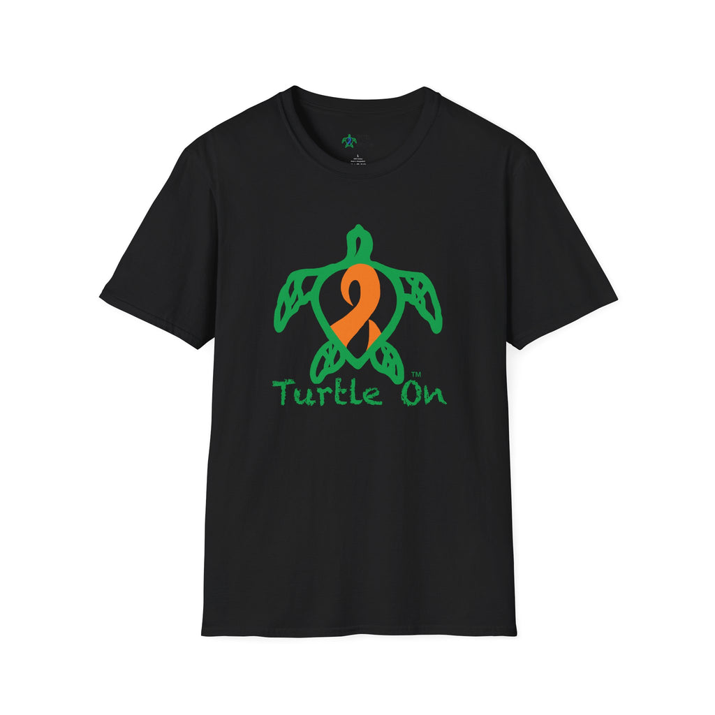 Unisex - Turtle On - Orange - Softstyle T-Shirt
