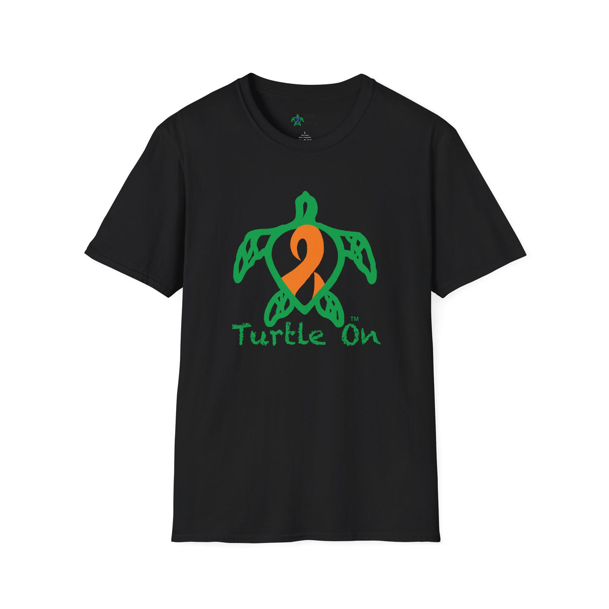 Unisex - Turtle On - Orange - Softstyle T-Shirt