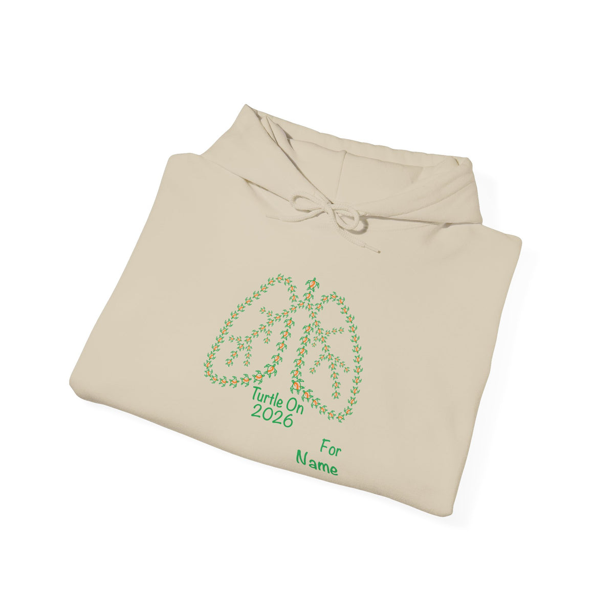 Personalized Unisex Hoodie -- 2026 Limited Edition - Orange Ribbon