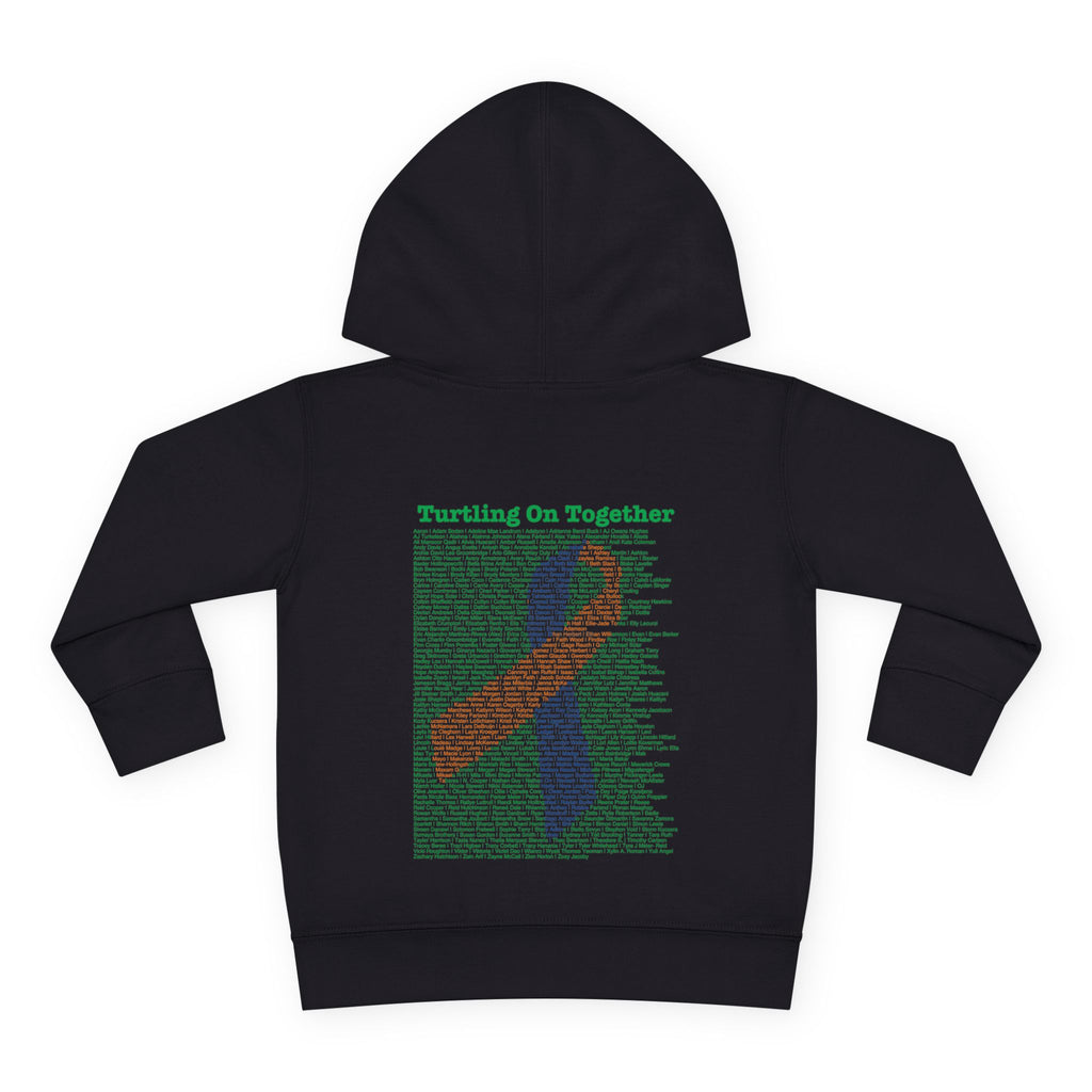 Personalized Toddler Hoodie - 2026 Limited Edition - Blue Orange Ribbon