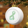 2024 Limited Edition - Christmas Ornament – Orange Ribbon - Holiday Ball