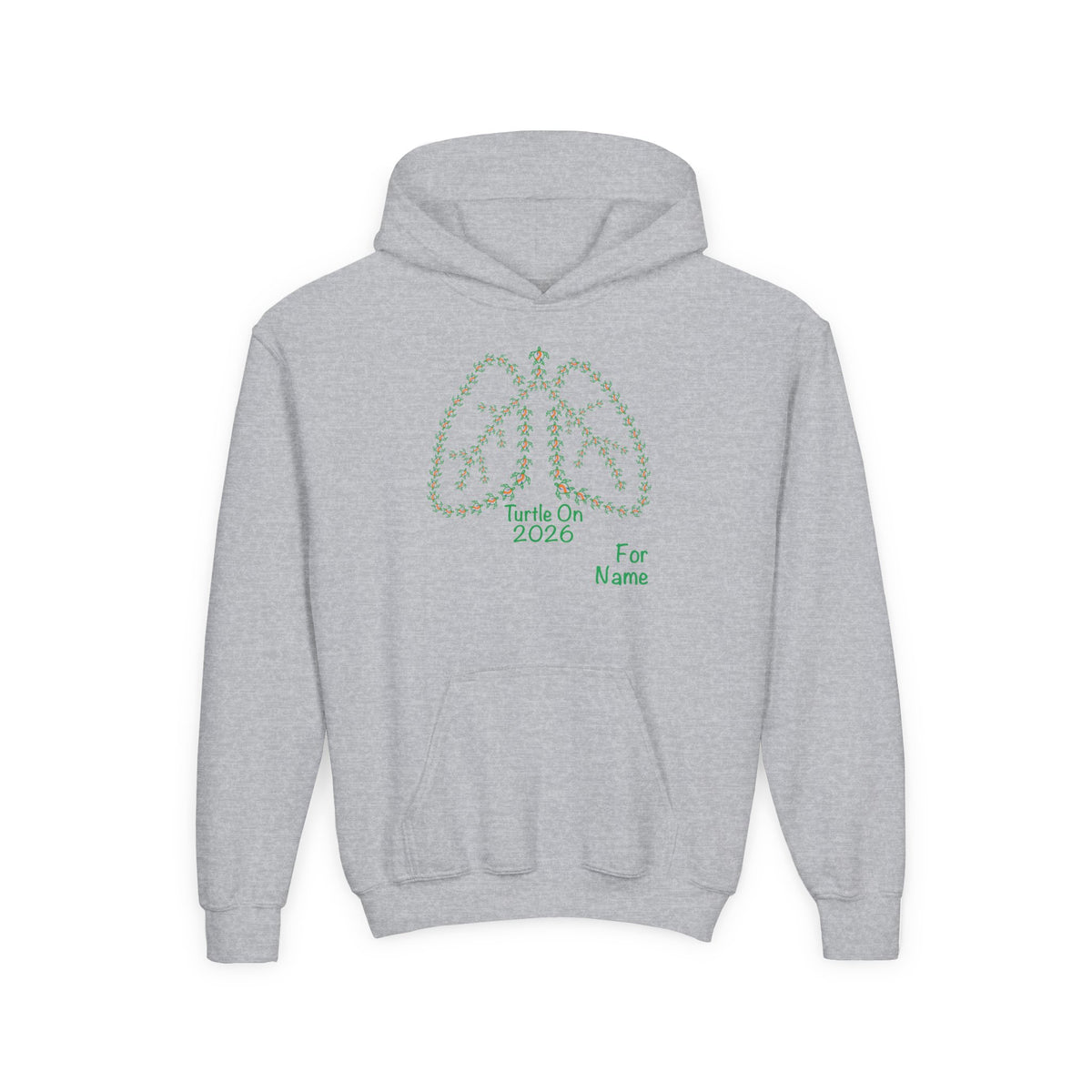 Personalized Youth Hoodie - 2026 Limited Edition - Blue Orange
