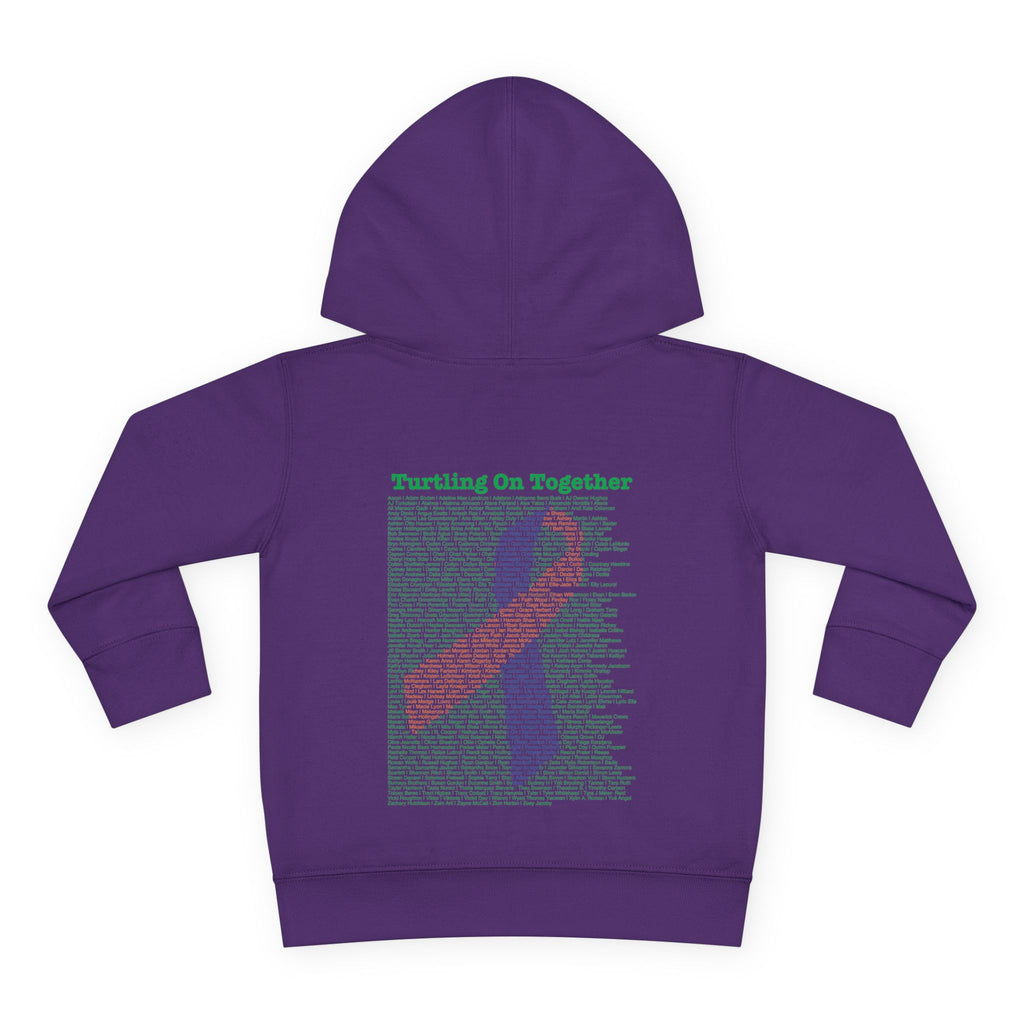 Personalized Toddler Hoodie - 2026 Limited Edition - Blue Orange Ribbon