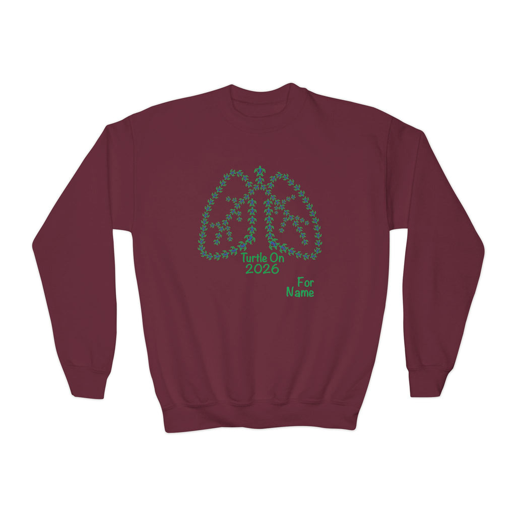 Personalized Youth Sweatshirt - 2026 Limited Edition - Blue - Crewneck