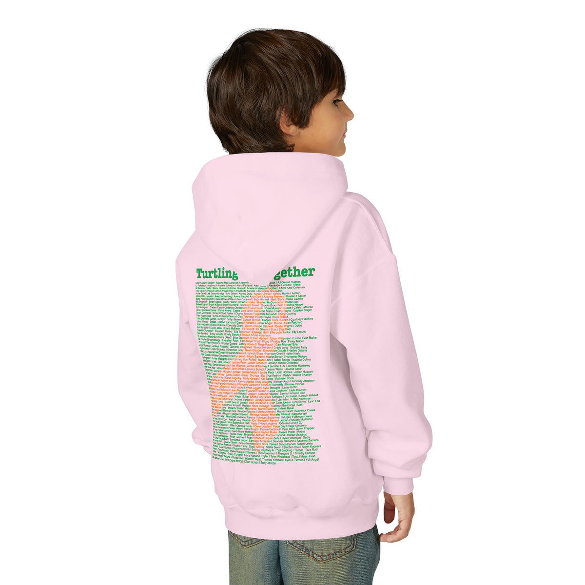 Personalized Youth Hoodie - 2026 Limited Edition - Orange Ribbon