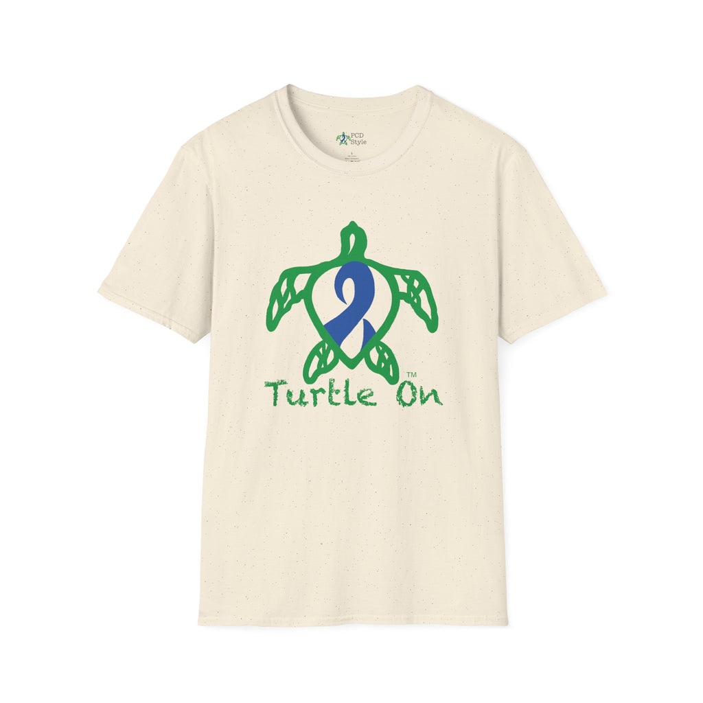Unisex - Turtle On - Blue - Softstyle T-Shirt
