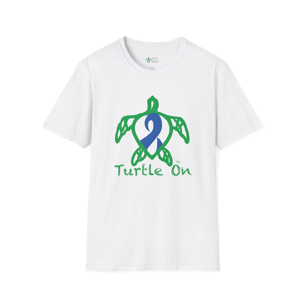 Unisex - Turtle On - Blue - Softstyle T-Shirt