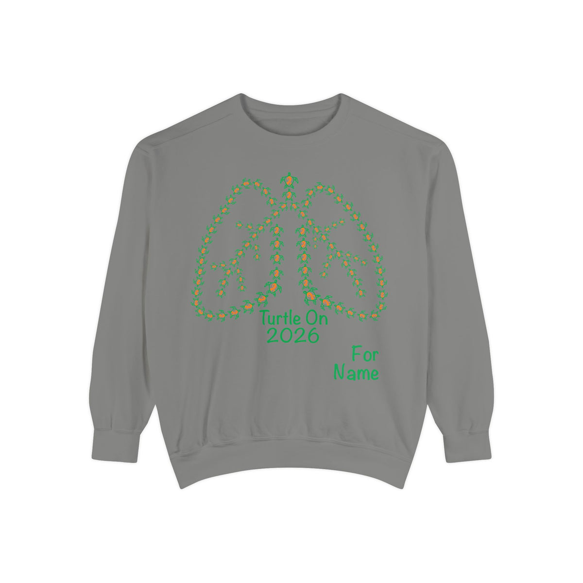 Personalized Unisex Sweatshirt - 2026 Limited Edition - Orange - Crewneck