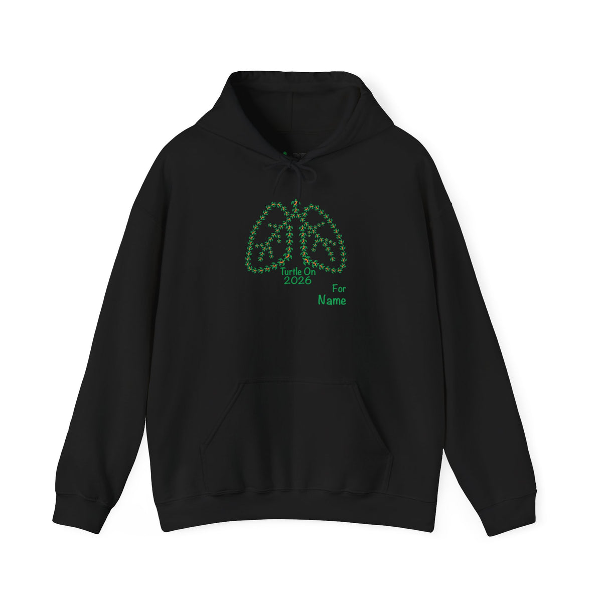 Personalized Unisex Hoodie -- 2026 Limited Edition - Blue Orange Ribbon