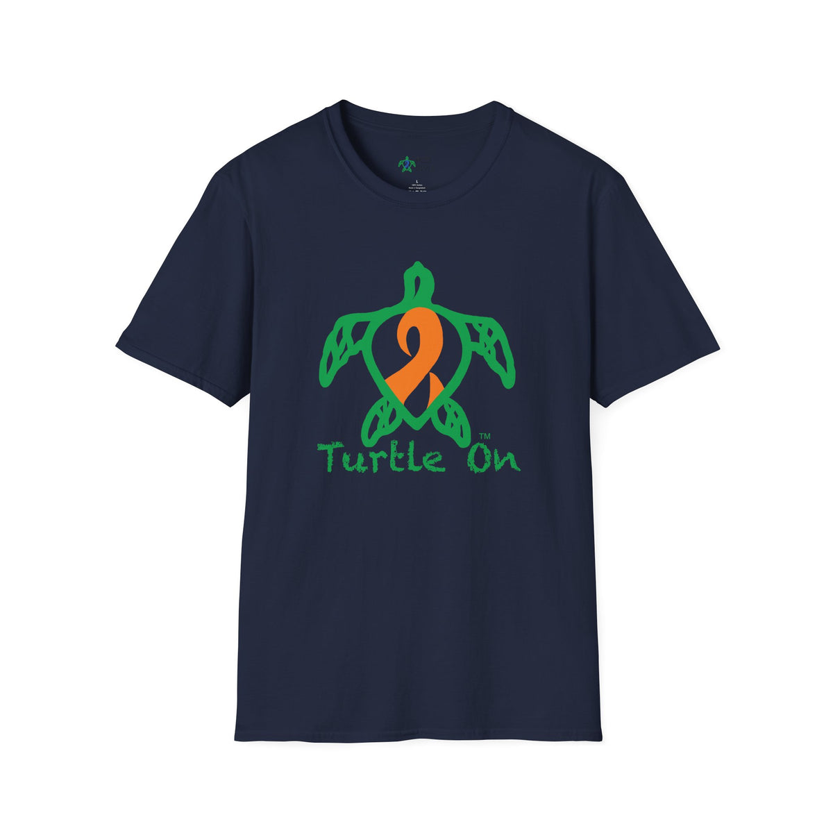 Unisex - Turtle On - Orange - Softstyle T-Shirt