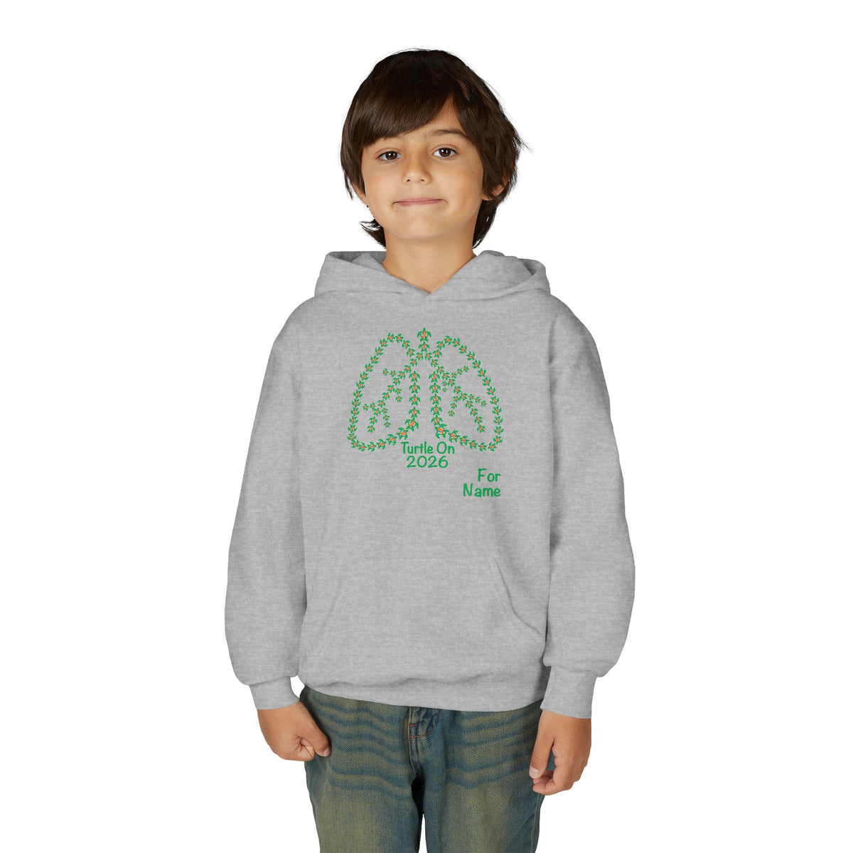 Personalized Youth Hoodie - 2026 Limited Edition - Blue Orange