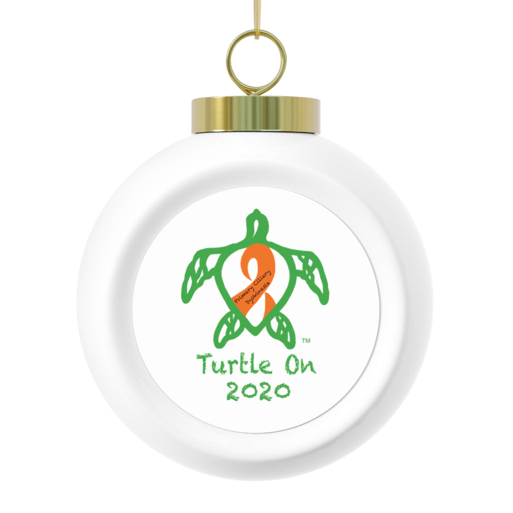 2020 Limited Edition - Christmas Ornament – Orange Ribbon - Holiday Ball
