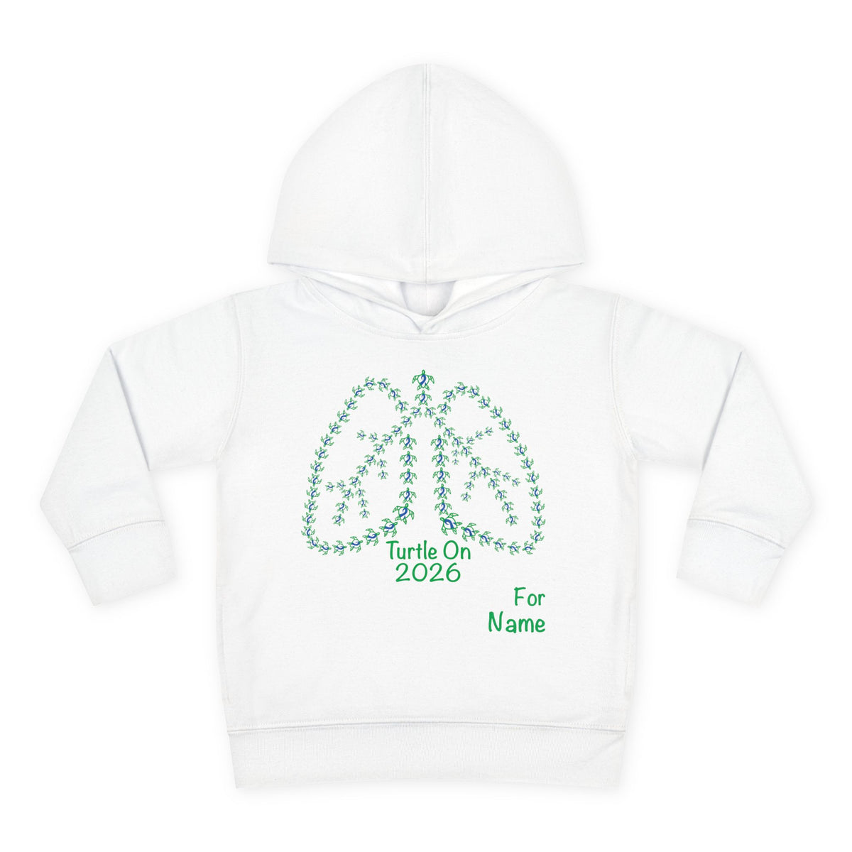 Personalized Toddler Hoodie - 2026 Limited Edition - Blue Ribbon