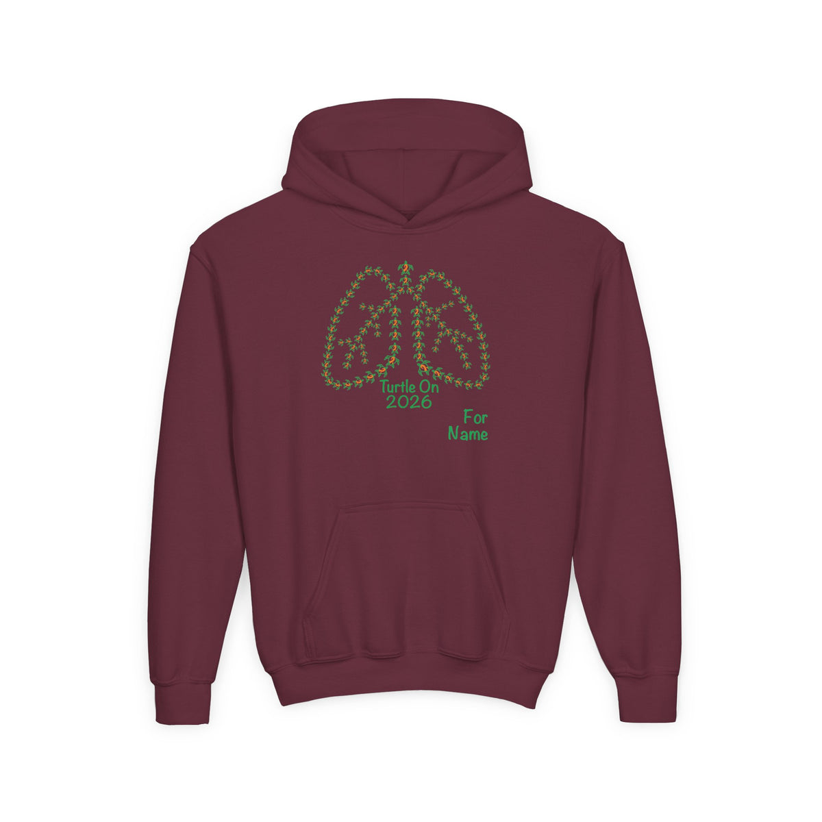 Personalized Youth Hoodie - 2026 Limited Edition - Orange Ribbon