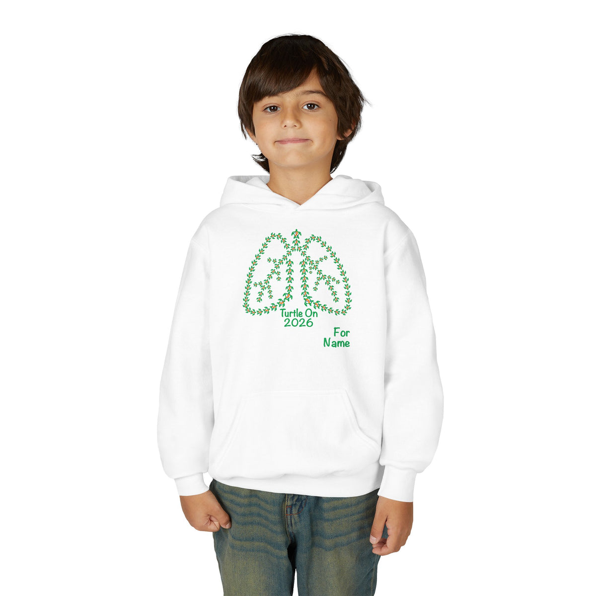 Personalized Youth Hoodie - 2026 Limited Edition - Blue Orange