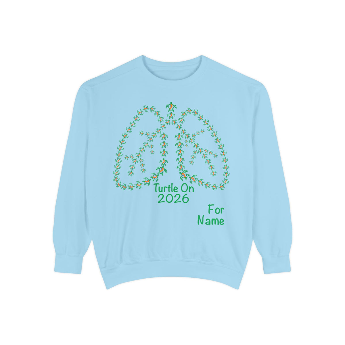 Personalized Unisex Sweatshirt - 2026 Limited Edition - Blue Orange - Crewneck