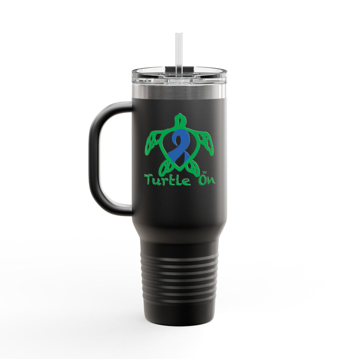 Travel Mug - Turtle On - Blue Ribbon - 40oz Insulated