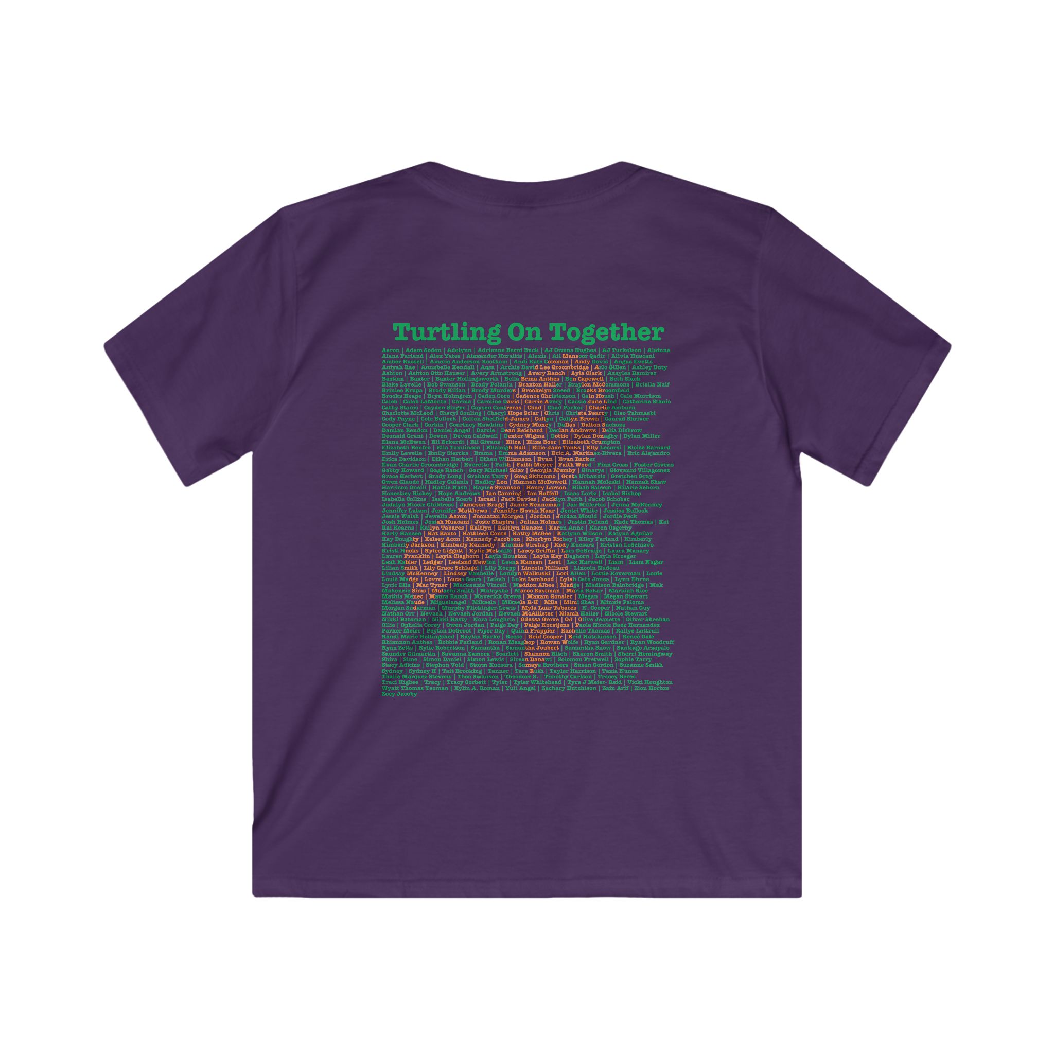 Brody 2025 Limited Edition- Orange -Kids Softstyle Tee - Image 8