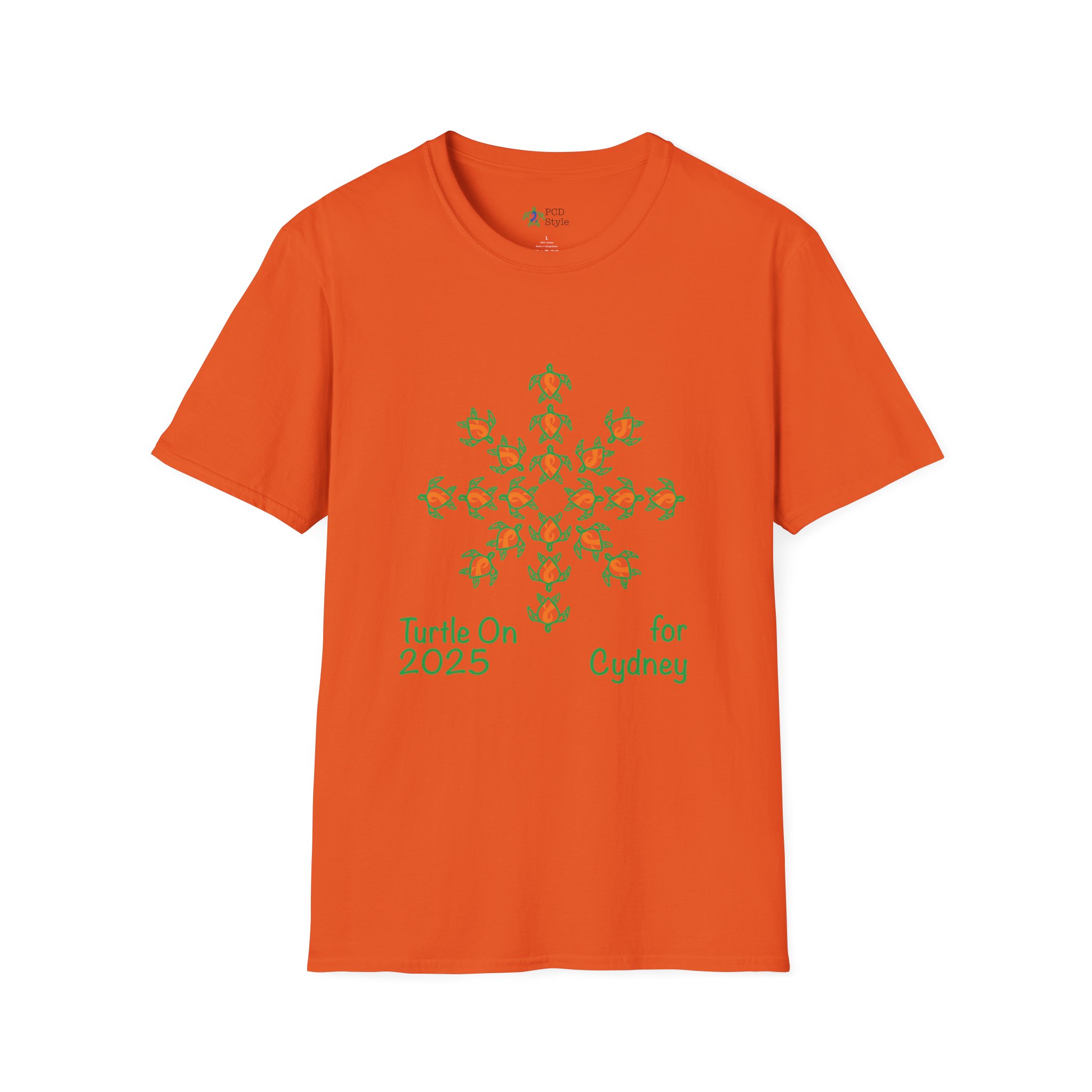 Cydney 2025 Limited Edition - Orange - Unisex Softstyle T-Shirt - Image 17