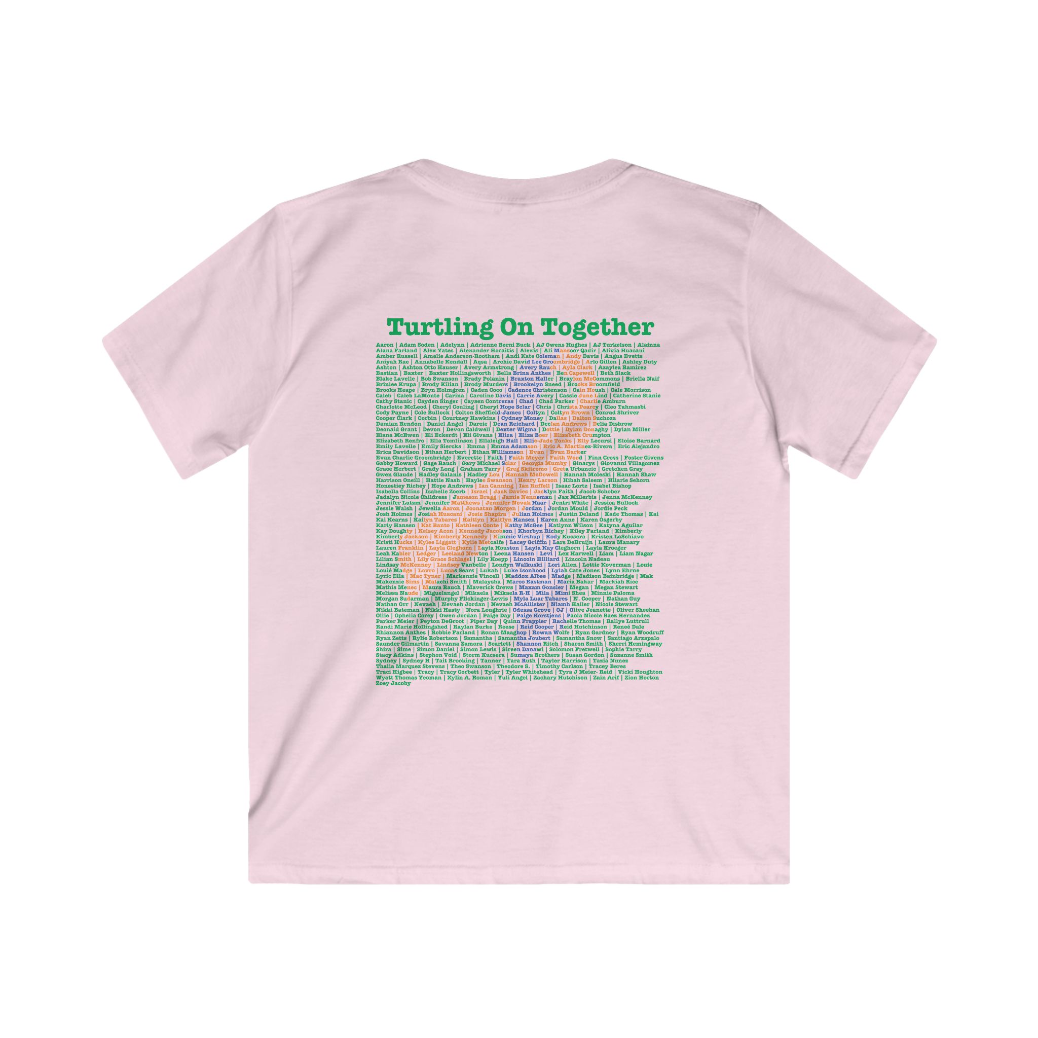 Brooks 2025 Limited Edition- BlueOrange -Kids Softstyle Tee - Image 10