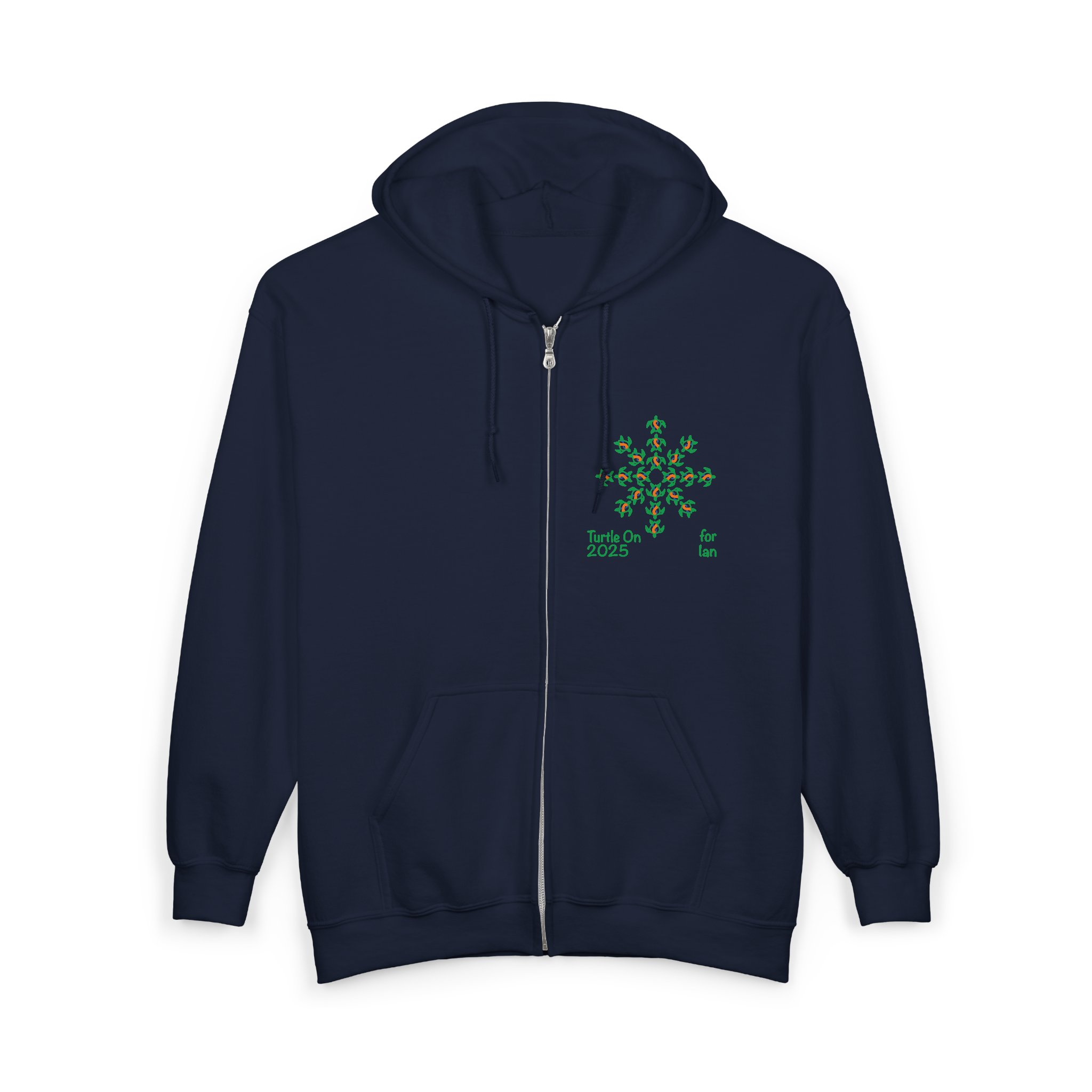 Zip-Up Hoodie - Ian 2025 Limited Edition - BlueOrange - Image 11