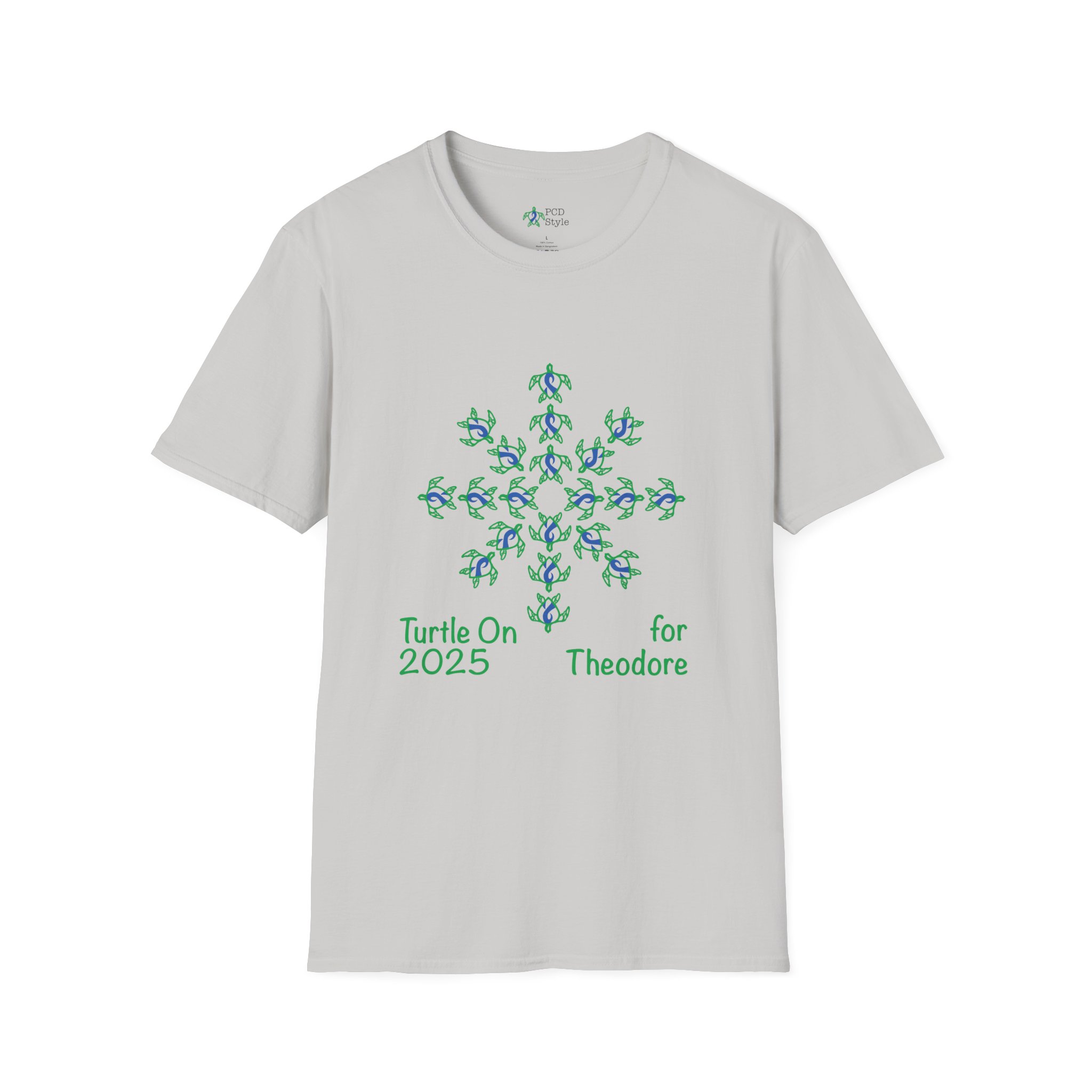 Theodore 2025 Limited Edition - Blue - Unisex Softstyle T-Shirt - Support Togetherness & Awareness - Image 9