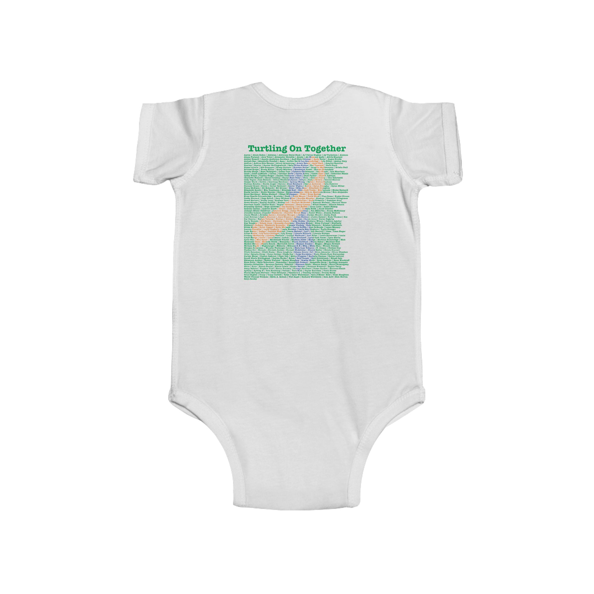 Renee 2025 Limited Edition – Blue/Orange – Cute Infant Bodysuit