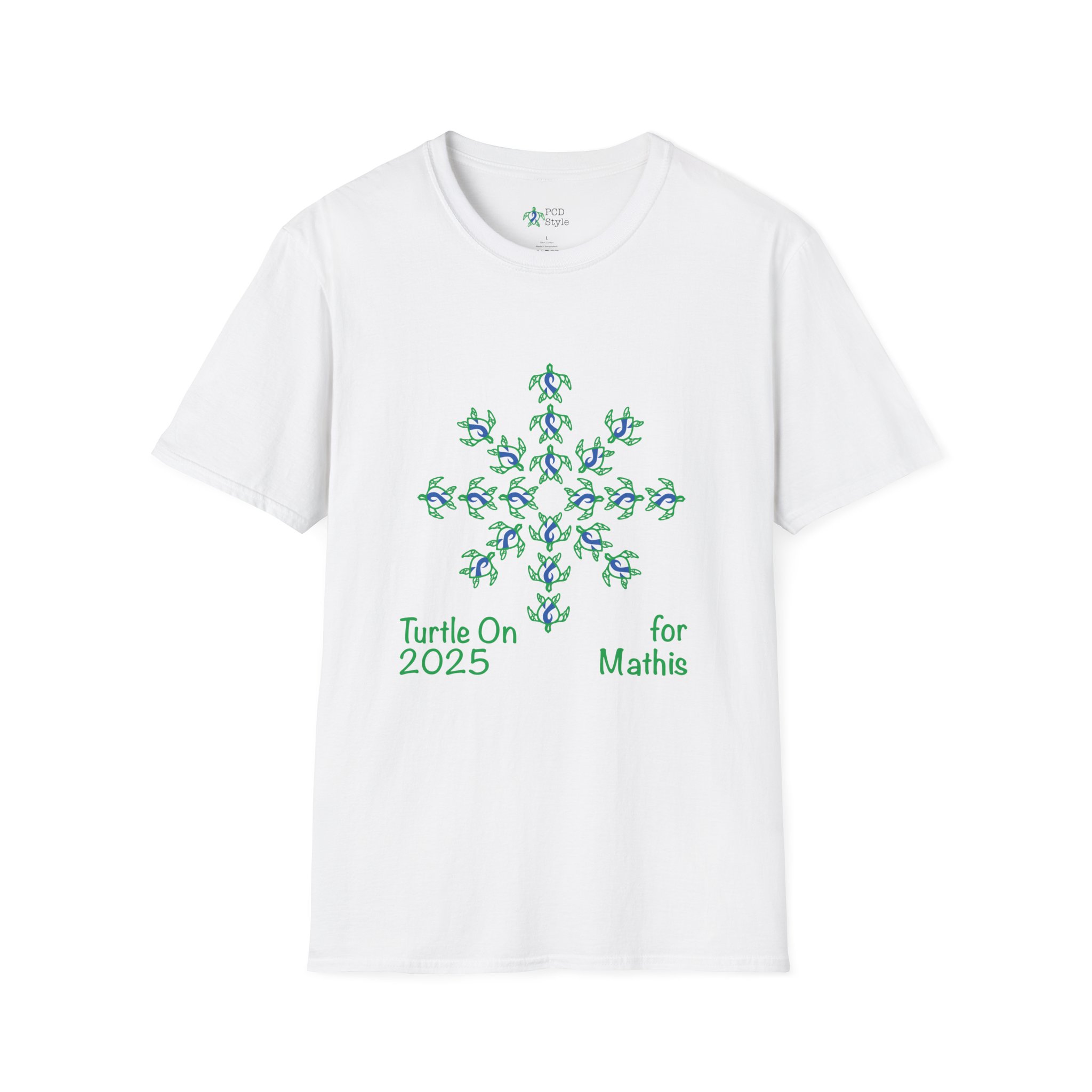 Mathis 2025 Limited Edition - Blue - Unisex Softstyle T-Shirt - Support Togetherness & Awareness