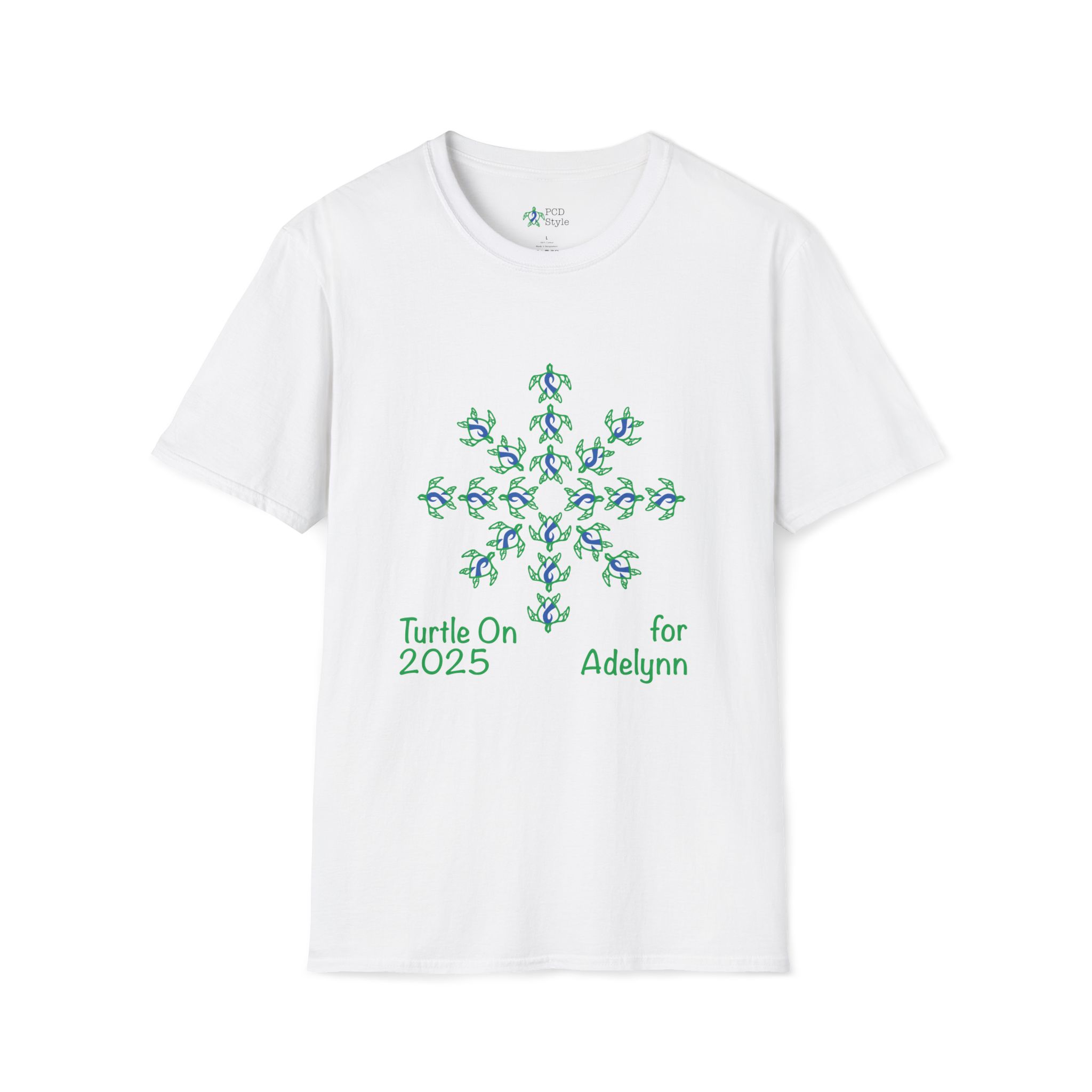 Adelynn 2025 Limited Edition - Blue - Unisex Softstyle T-Shirt - Support Togetherness & Awareness