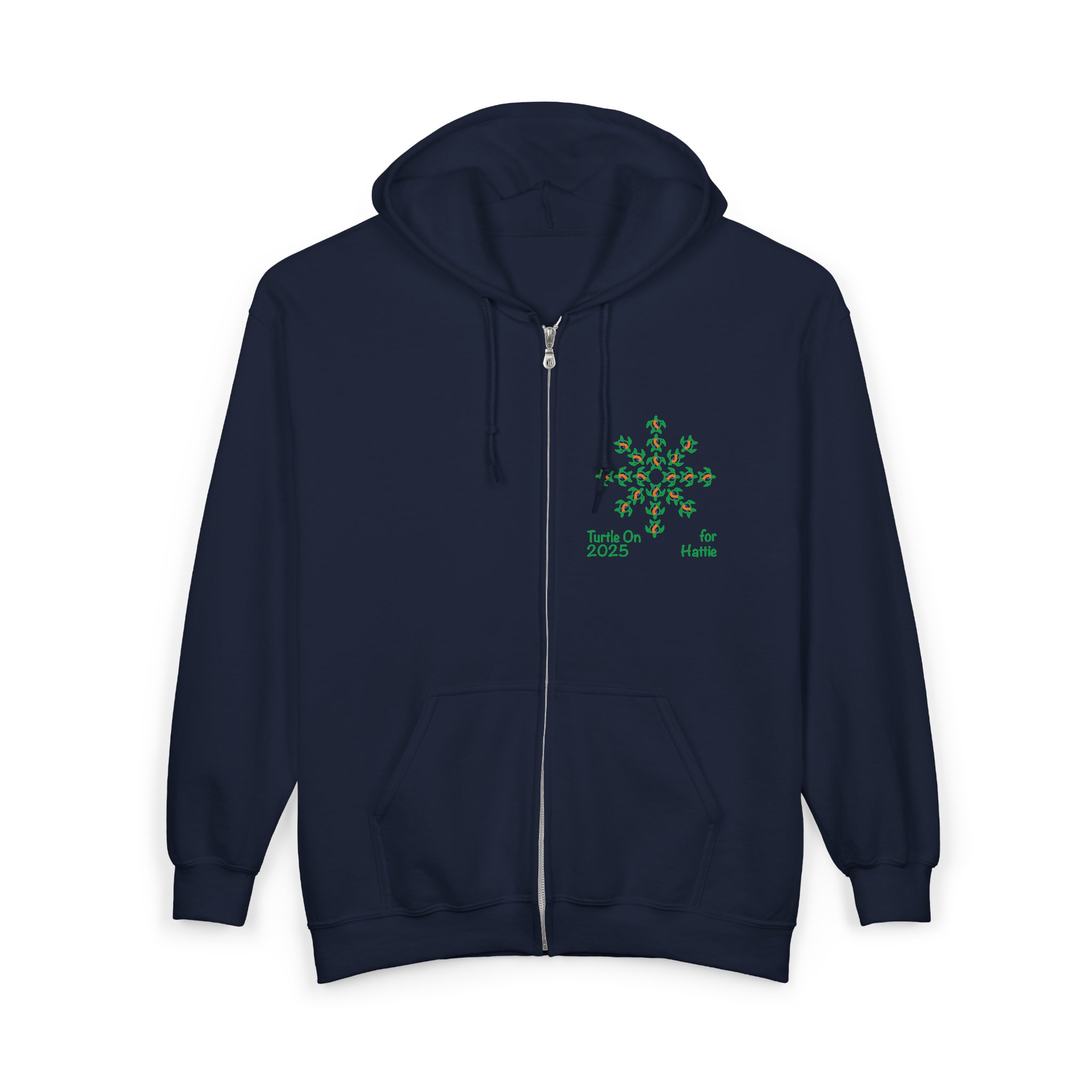 Zip-Up Hoodie - Hattie 2025 Limited Edition - BlueOrange - Image 11