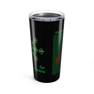 Christa 2025 limited Edition - Blue/Orange - 20oz Tumbler - Perfect for Gifts and Celebrations