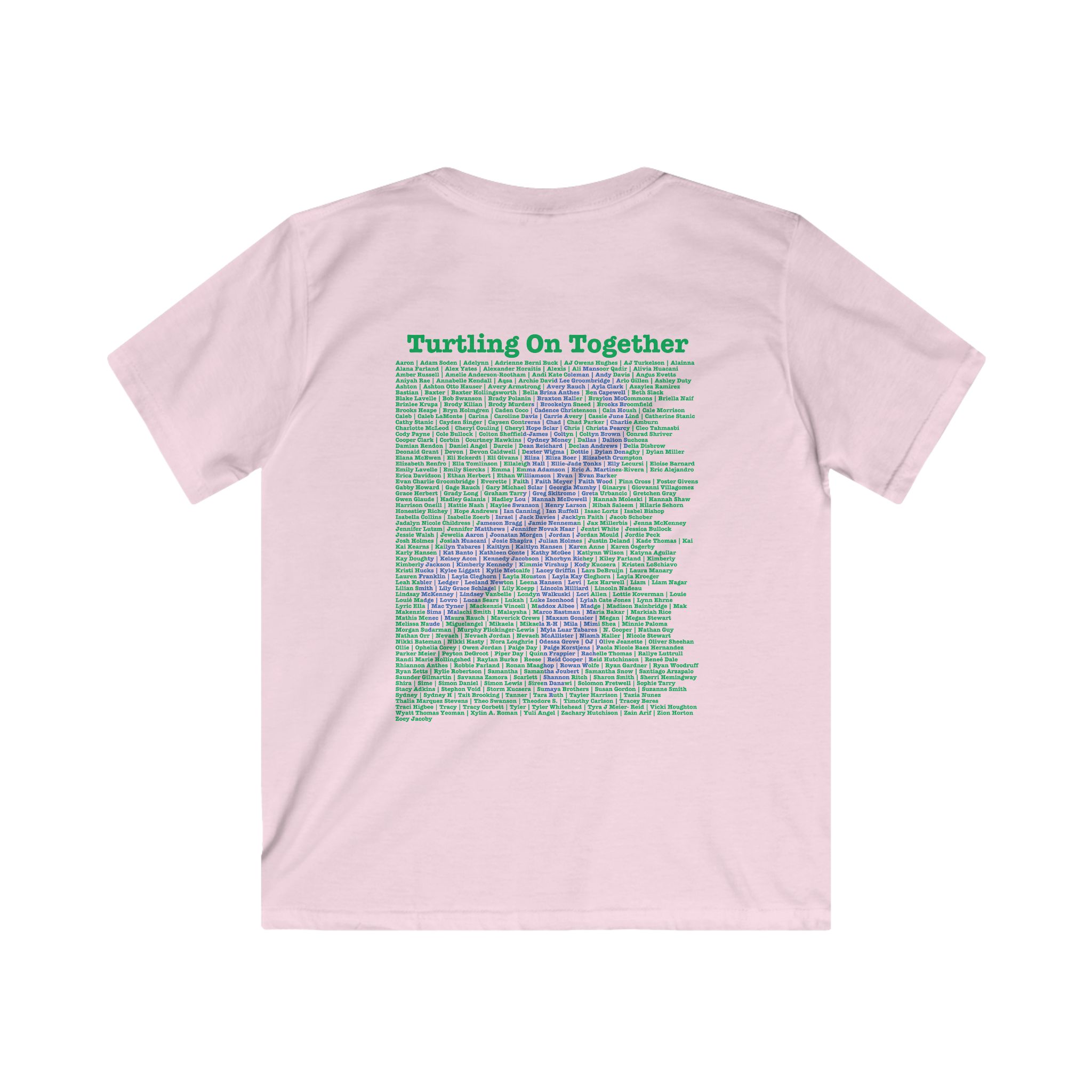 Adelynn 2025 Limited Edition- Blue -Kids Softstyle Tee - Image 10