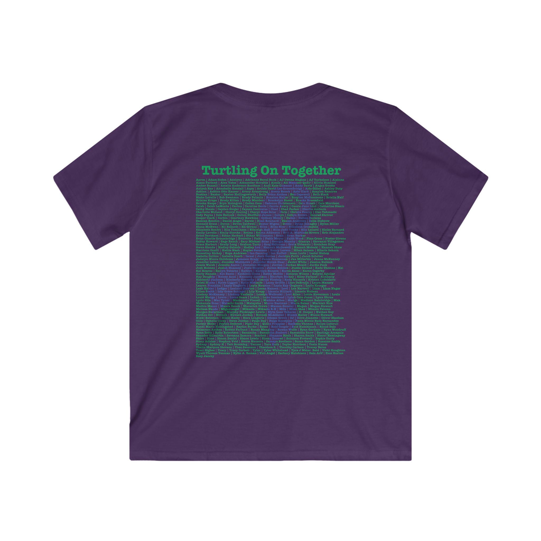 Adelynn 2025 Limited Edition- Blue -Kids Softstyle Tee - Image 8