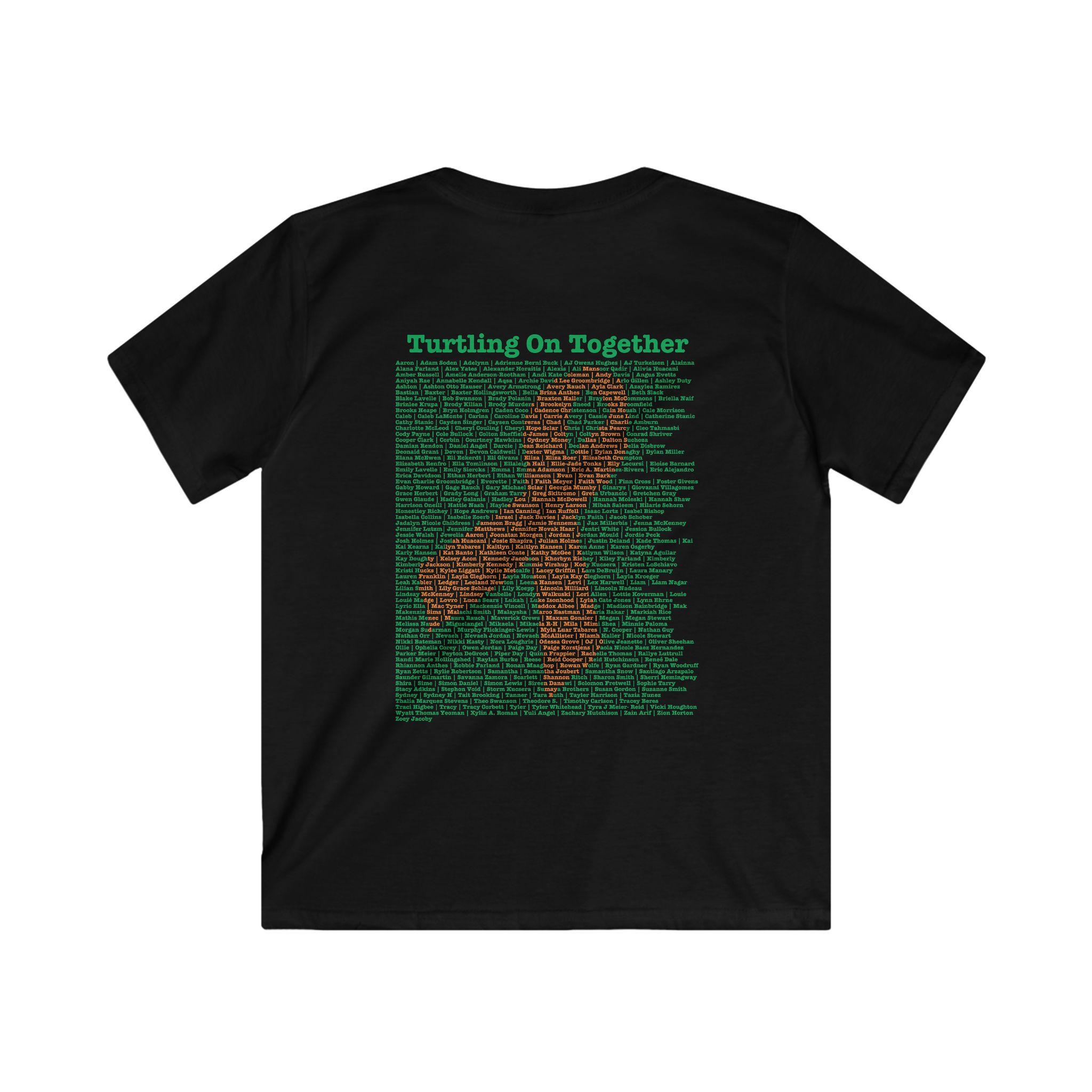 Braylon 2025 Limited Edition- Orange -Kids Softstyle Tee - Image 4